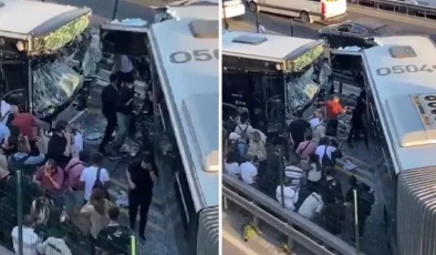 Avcılar’da Metrobüs Kazası! Yaralılar var…