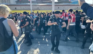 Taksim’de TİP’lilere Polis Müdahalesi 40 Kişi Gözaltına Alındı…