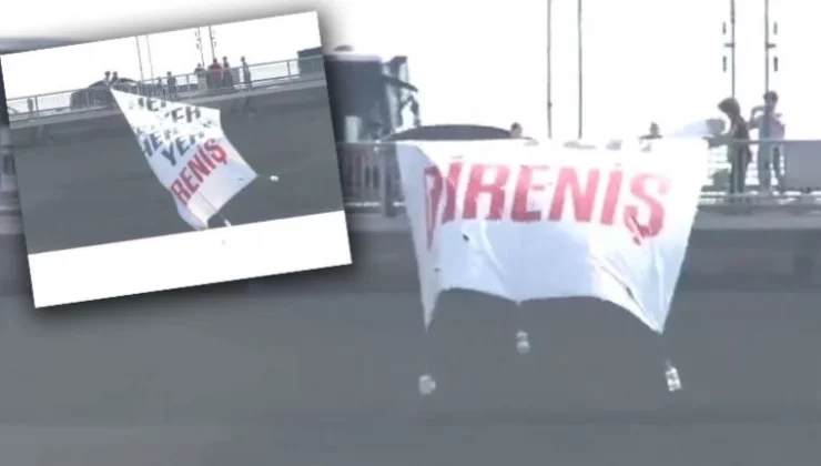 Erkan Baş ve TİP’li Vekiller Köprüye Dev Gezi Pankartı Açtı…