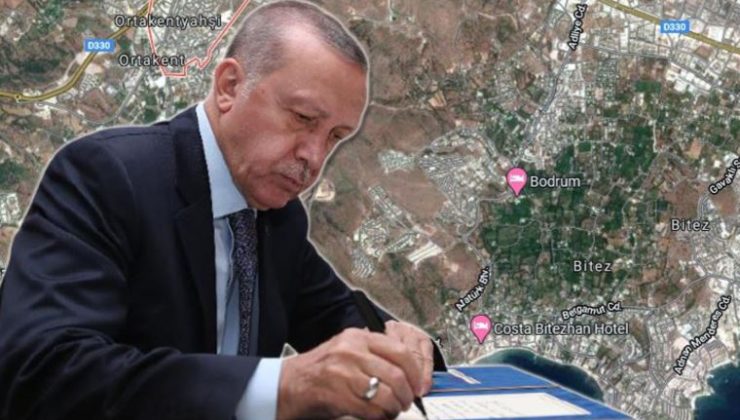 Danıştay’dan Erdoğan’a Bodrum Şoku…