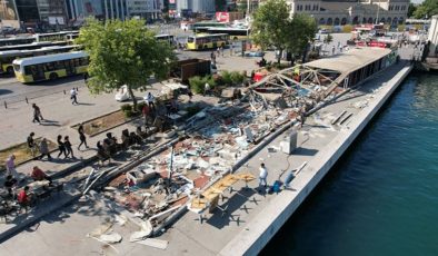 İBB Üsküdar ve Kadıköy Sahillerindeki Kaçak Büfeleri Yıktı…