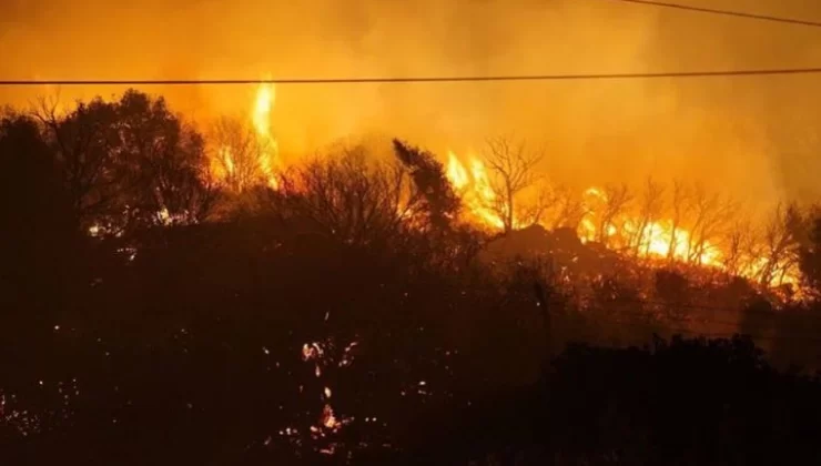 Çeşme’de Orman Yangını Başladı…