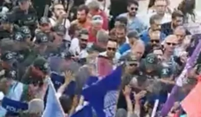 KESK’in Ankara’daki Adalet Nöbeti’ne Polis Müdahalesi…