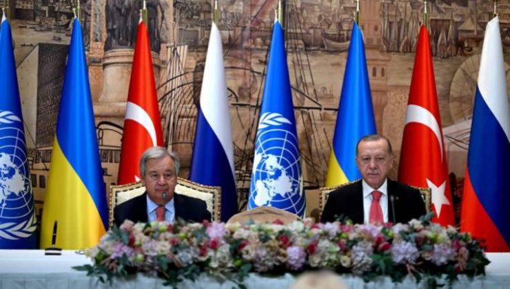 Tahıl koridoru  İçin Dolmabahçe’de İmzalar Atıldı…