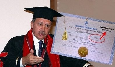 Üst Mahkeme Erdoğan’ın Diploması Hakkındaki Kararı Kaldırdı…