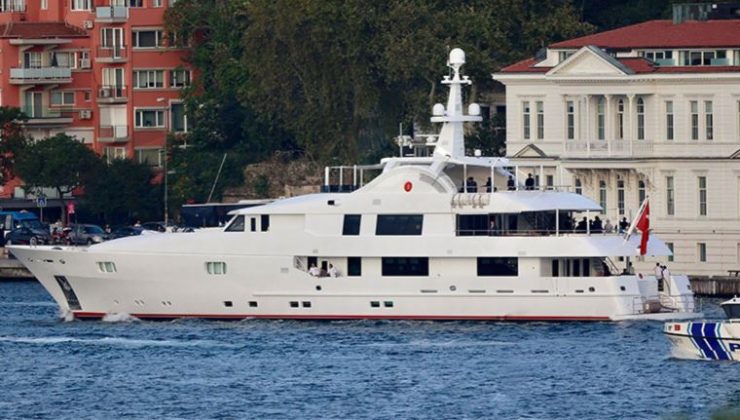 Cumhurbaşkanlığı’nın Dev Yatı Yakamoz, İstanbul’da Görüntülendi…