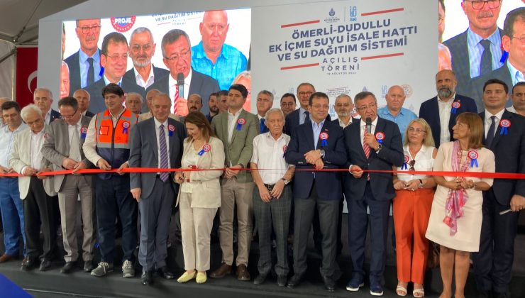 İSKİ Ömerli – Dudullu Ek İçme Suyu İsale Hattı Törenle Açıldı…