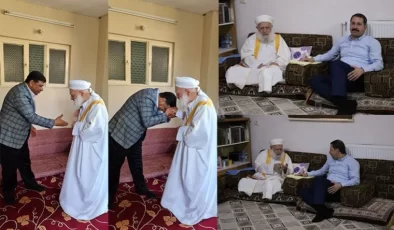Şeyh İzzeddin Aksan’ın Elini Öpme Yarışına Girdiler…