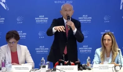 Kılıçdaroğlu: Düşük gelirli Ailelere 5 Bin 500 Lira Aylık Bağlayacağız…