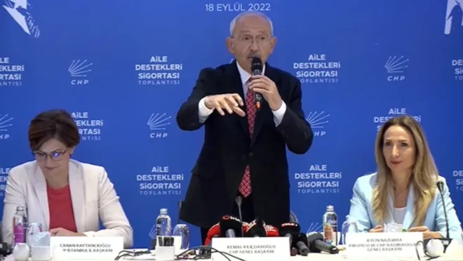 Kılıçdaroğlu: Düşük gelirli Ailelere 5 Bin 500 Lira Aylık Bağlayacağız…