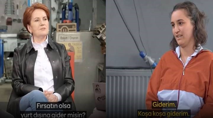 Akşener,Yurt Dışına Gider misin? Diye Sorduğu Öğrenci: Koşa Koşa Giderim…