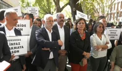 HDP’li Vekiller Adalet Bakanlığı’na Yürüdü…