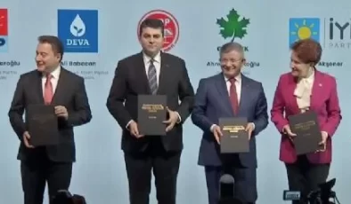 Altılı Masa, Güçlendirilmiş Parlamenter Sistem Anayasa Değişikliği Önerisini Açıkladı…