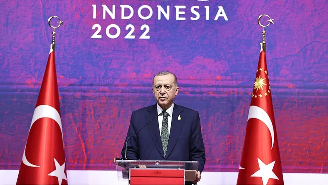 Erdoğan’ın Endonezya Basın Toplantısı…