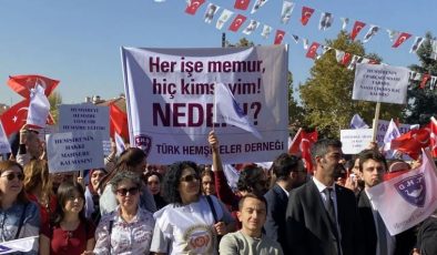 Hemşireler, Ankara’da Sokağa Çıktı…