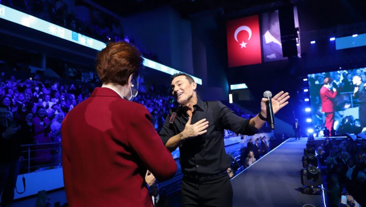 Akşener ve Mustafa Sandal’dan Aya Benzer Dansı…