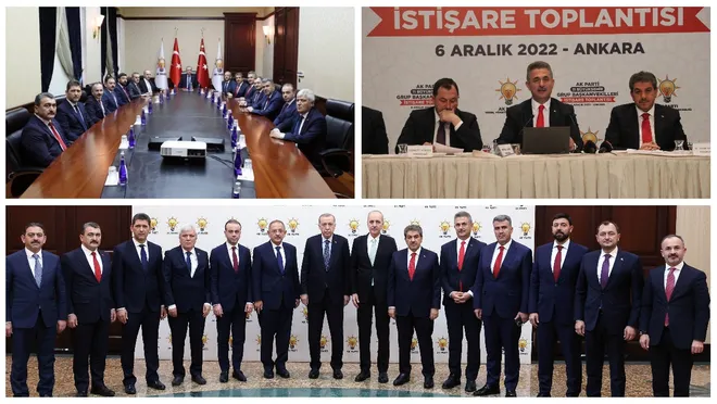 CHP’li 11 Büyükşehir Belediyesinin AKP Grup Başkanvekilleri Erdoğan’la Görüştü…