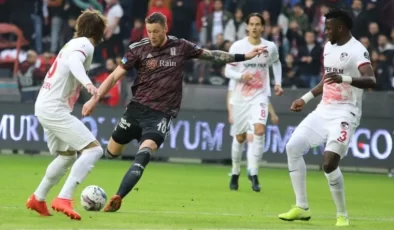Beşiktaş, Gaziantep’te Direkten Döndü…