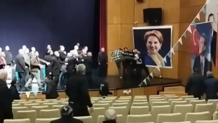 İYİ Parti Rize Kongresinde Kavga…