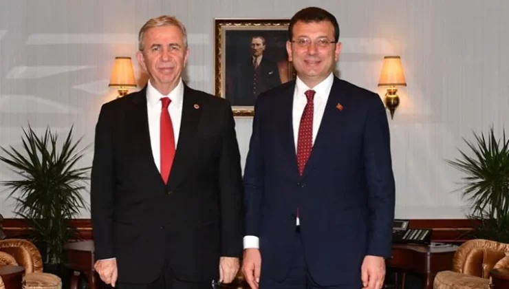 Mansur Yavaş ve Ekrem İmamoğlu Ankara’da Buluştu…