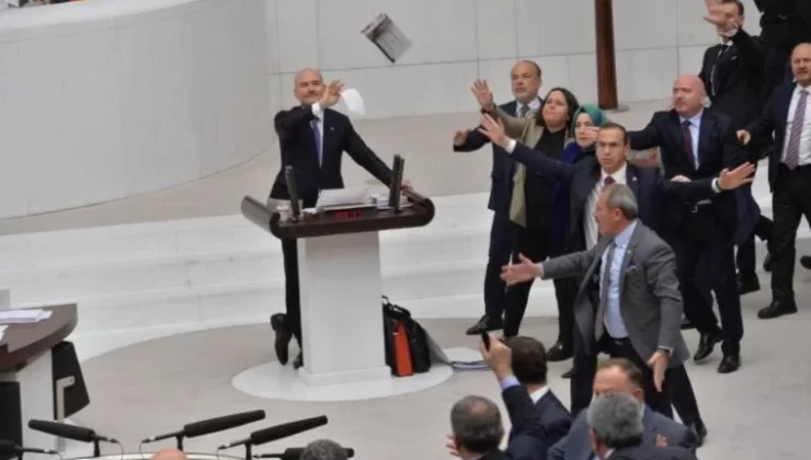 Süleyman Soylu,Mecliste Protesto Edildi…
