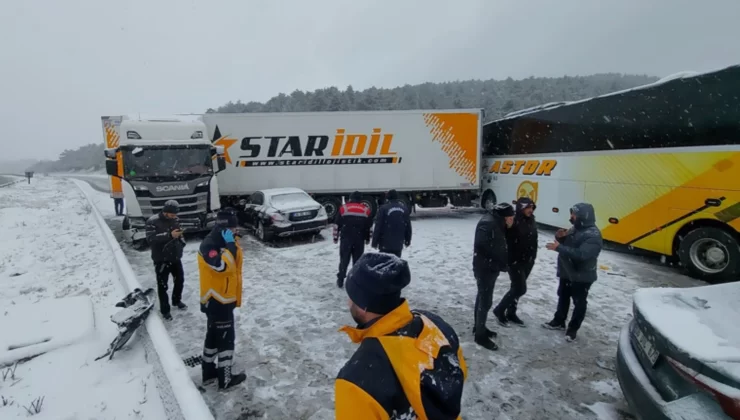 Bolu’da Zincirleme Kaza: İstanbul Yönü Ulaşıma Kapandı!