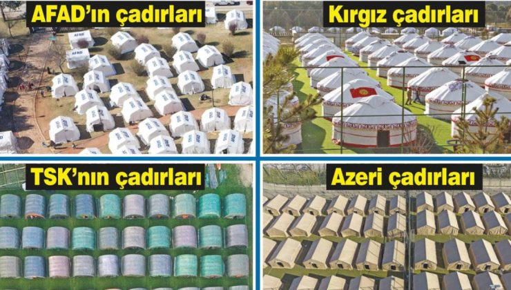AFAD’ın Çadırları..!