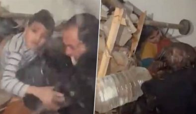 Hatay’da Bir Ailenin Enkazdan Kurtuluş Anları Ortaya Çıktı…