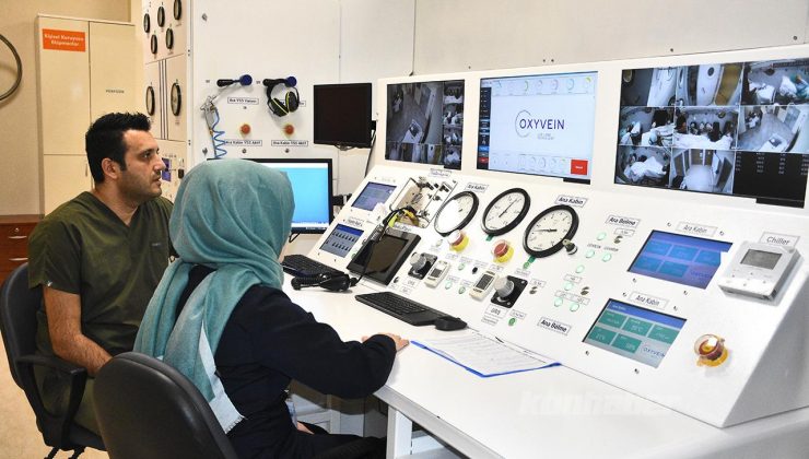 Konya Şehir Hastanesi, Depremzede’nin Bacağını, Hiperbarik Oksijen Tedavisi İle Kurtardı…