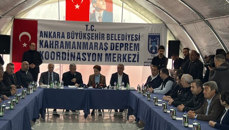 Akşener ve Yavaş Kahramanmaraş’ta…