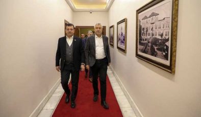 İmamoğlu, Zeydan Karalar’ı Ziyaret Etti…