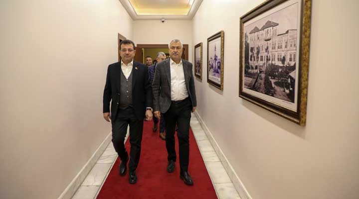 İmamoğlu, Zeydan Karalar’ı Ziyaret Etti…