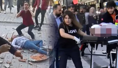 Yolda Yürürken Başına Beton Parçası Düşen Kadın, Hayatını Kaybetti…