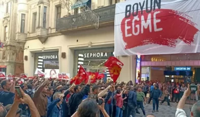 TKP Taksim’de: Boyun Eğme, Memlekete Sahip Çık…