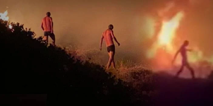 Çeşme Kundakçısının Görüntüleri Ortaya Çıktı…