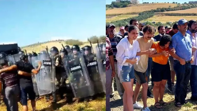 Hatay Dikmece’de Jandarma Köylüleri Copladı…