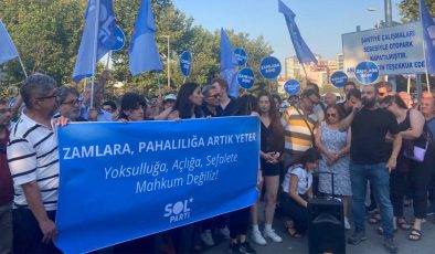 SOL Parti Zamlara Karşı Sokakta…