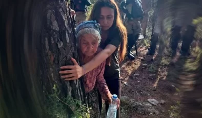 Akbelen’nin 88 Yaşındaki Direnişçisi Zehra Nene Ağaçlarına Sarıldı.