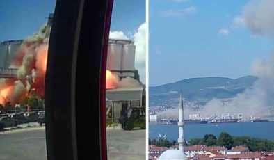 Derince TMO Silolarında Patlama…