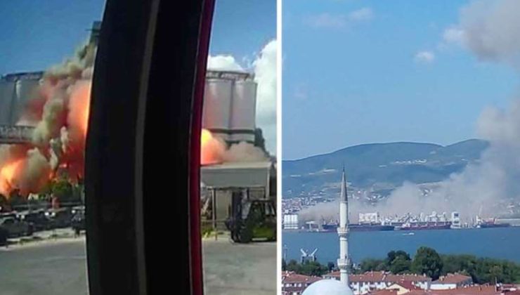 Derince TMO Silolarında Patlama…