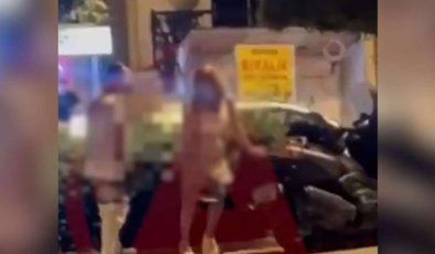 Alanya’da Sokak Ortasında Cinsel İlişkiye Girdiler…