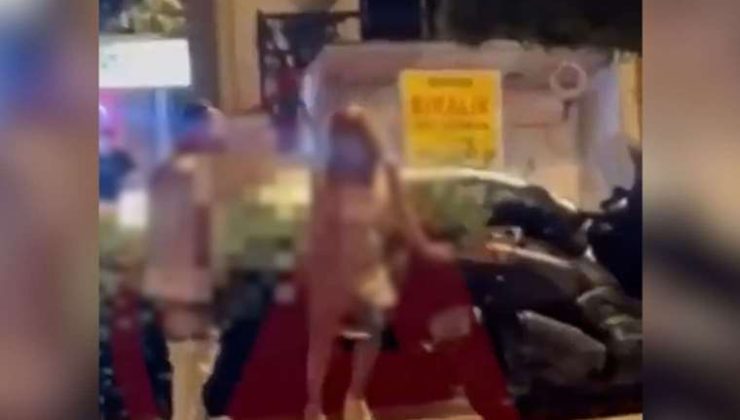 Alanya’da Sokak Ortasında Cinsel İlişkiye Girdiler…