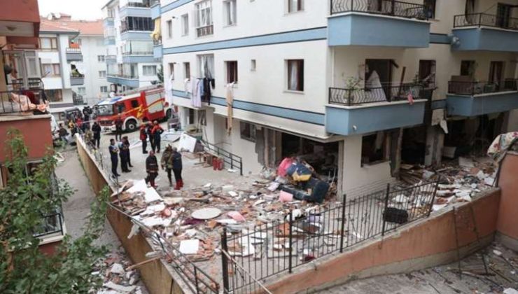 Ankara’da Doğalgaz Patlaması: 1 Ölü