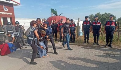 Sendikal Hakları İçin Direnen Tarım İşçilerine Çok Sert müdahale…