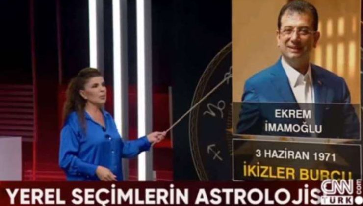 CNN Türk Canlı Yayın’da İmamoğlu,Yavaş ve Soyer İçin Burç Falı Açtırdı…