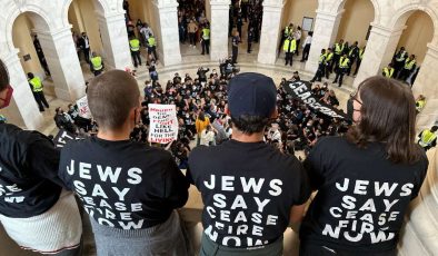 ABD’li Yahudiler Filistin’e Destek Destek ve Ateşkes İçin ABD Kongresi’nde…