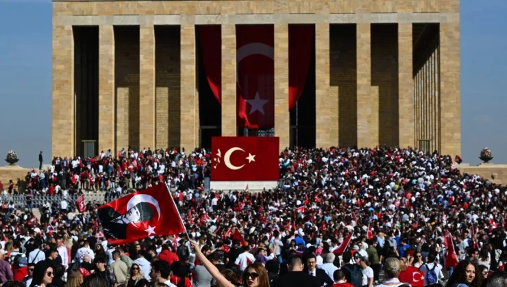 100.Yılda Anıtkabir’i Ziyaret Rekoru…