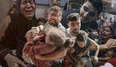 İsrail Gazze’de Hastane Vurdu, En Az 500 Kişi Öldü…
