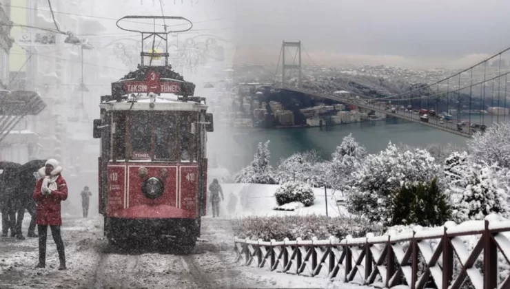 İstanbul’a Kar Yağışı İçin Geri Sayım Başladı! O Tarihte ‘Çok Yoğun’ Geliyor…