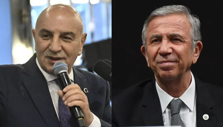 Mansur Yavaş, Turgut Altınok’un Önünde…